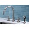 Kingston Brass KS8728DL Widespread Kitchen Faucet, Brushed Nickel KS8728DL - alternate 2